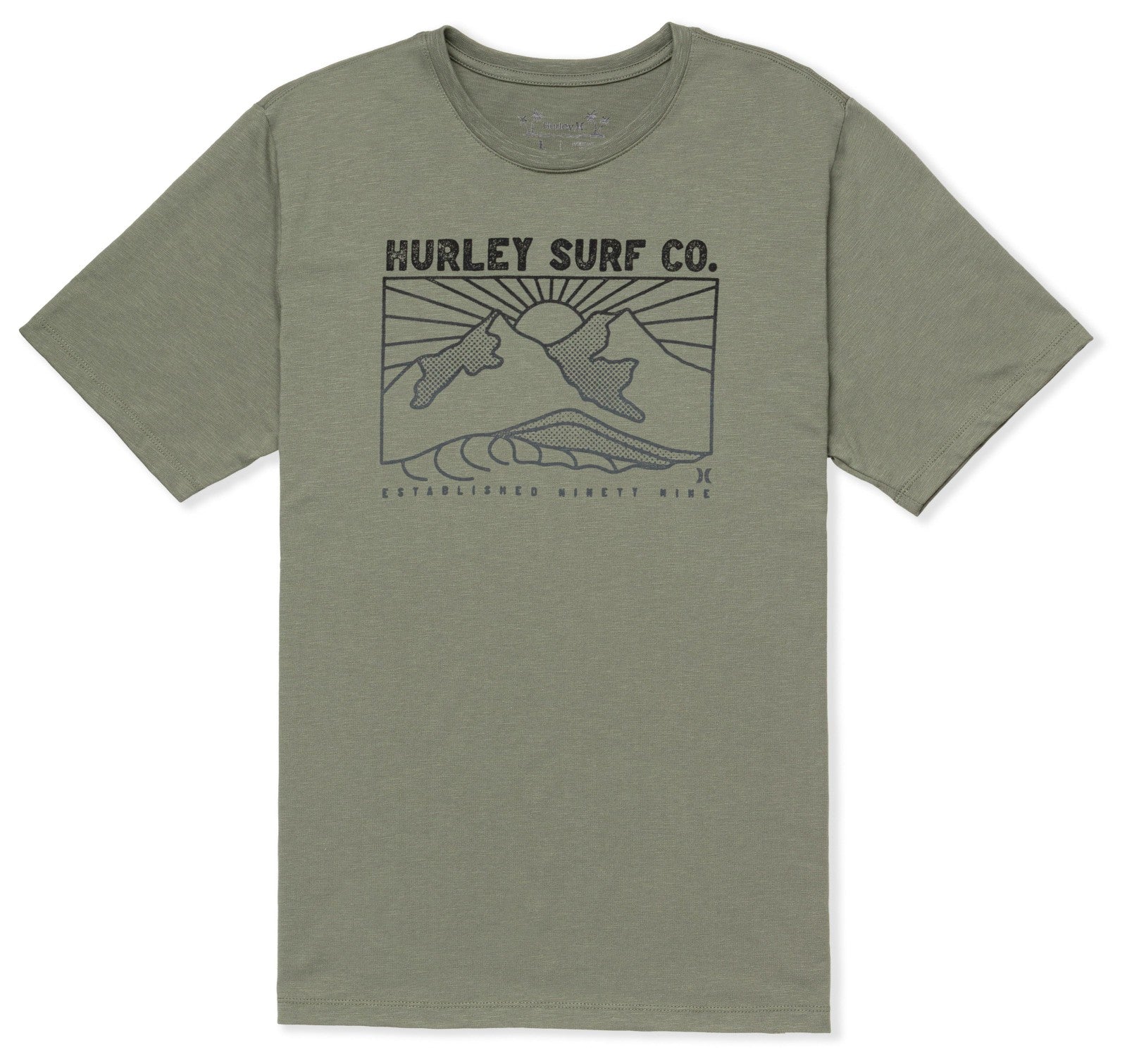 Everyday H2O Dri Horizon Line Slub - Army