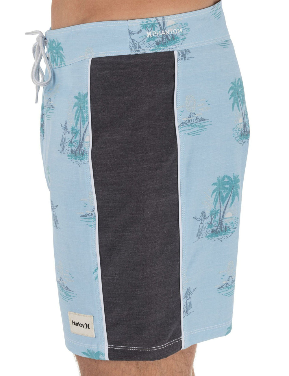 Phantom Naturals Blocked Session Boardshort 16" - Eifel Blue