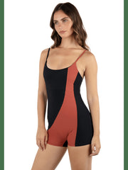 Max Solid Bodysuit - Black / Copper