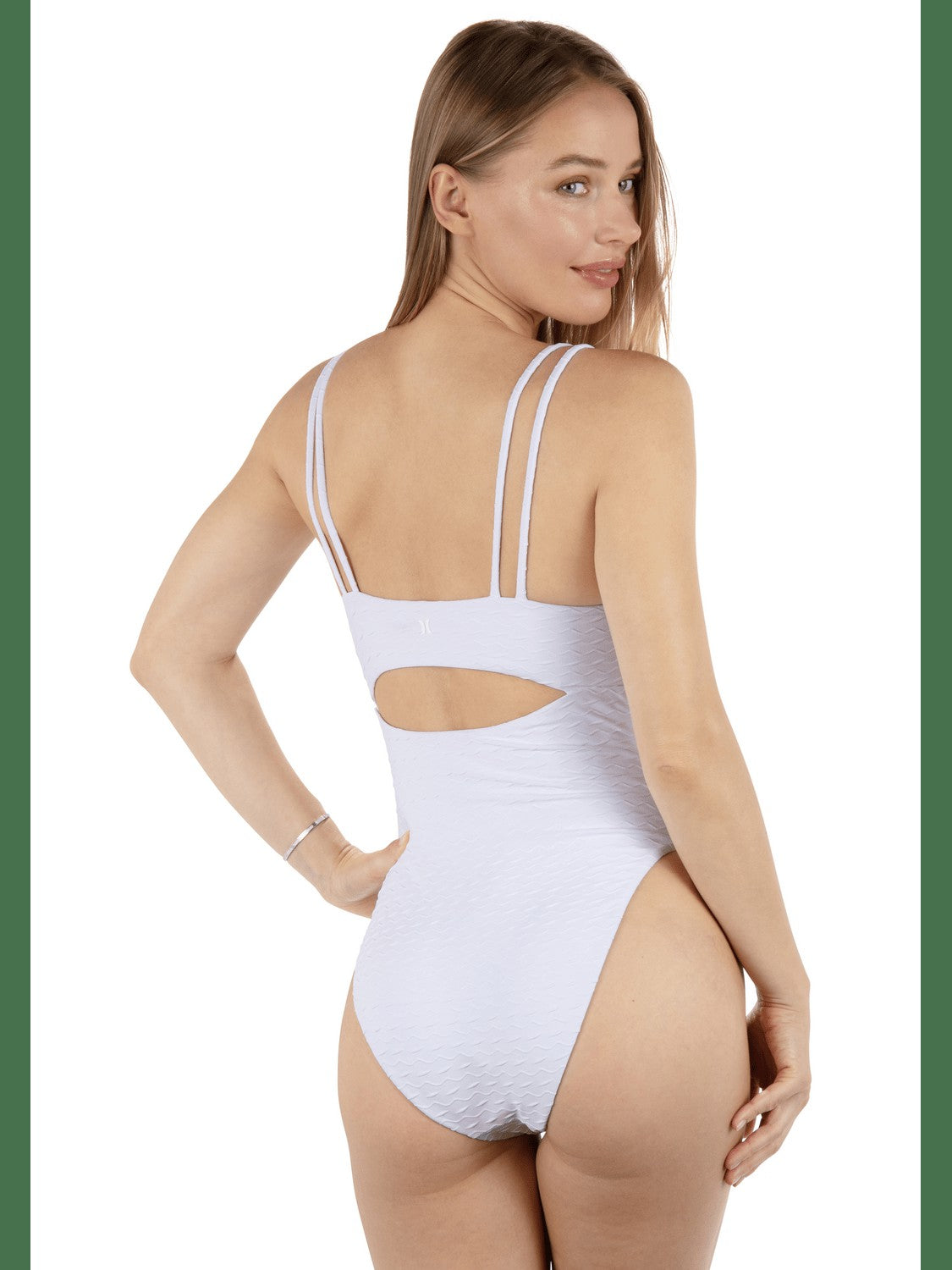 Amphora Moderate One Piece Swimsuit - White