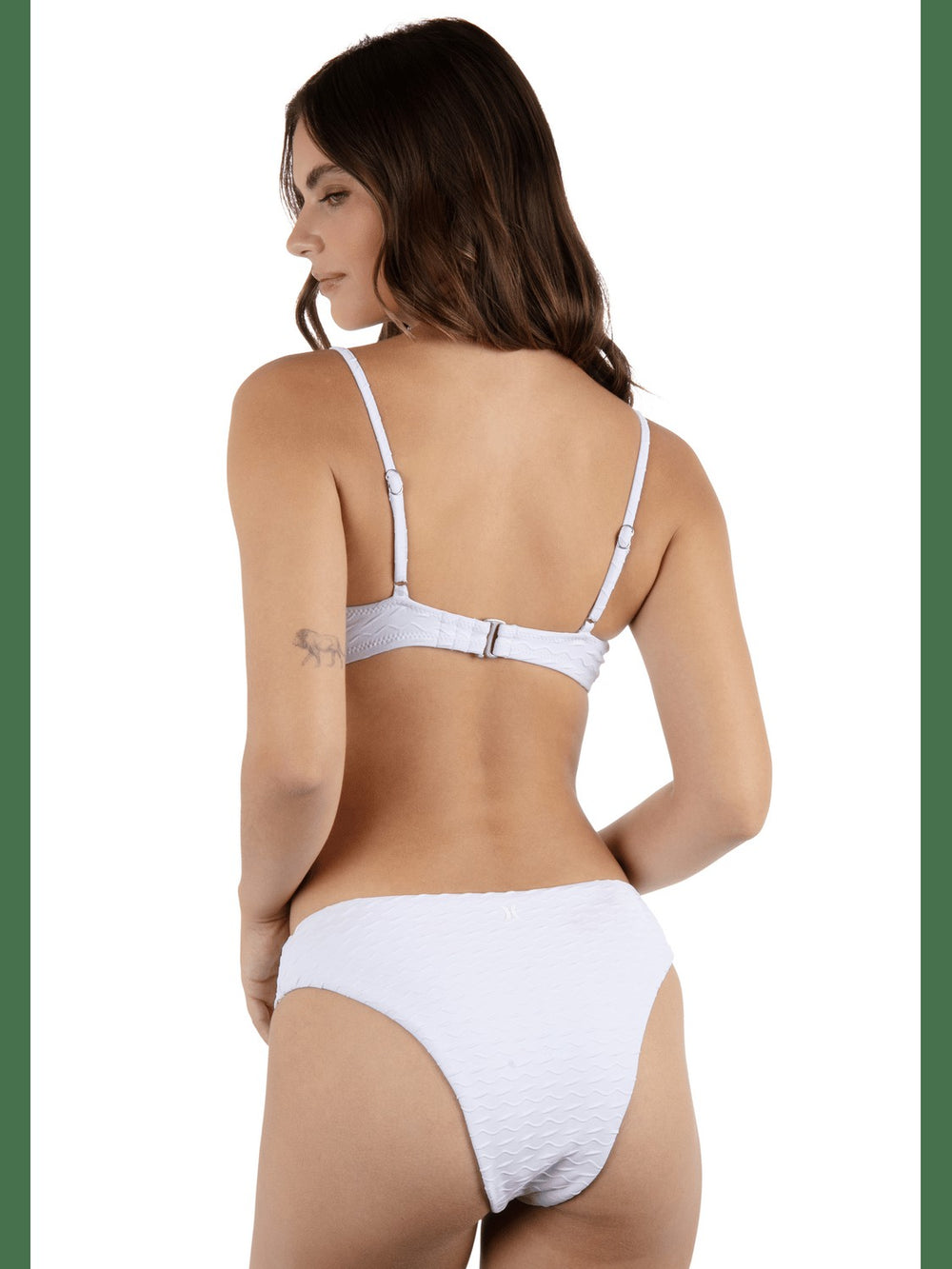 Amphora Bralette Bikini Top - White