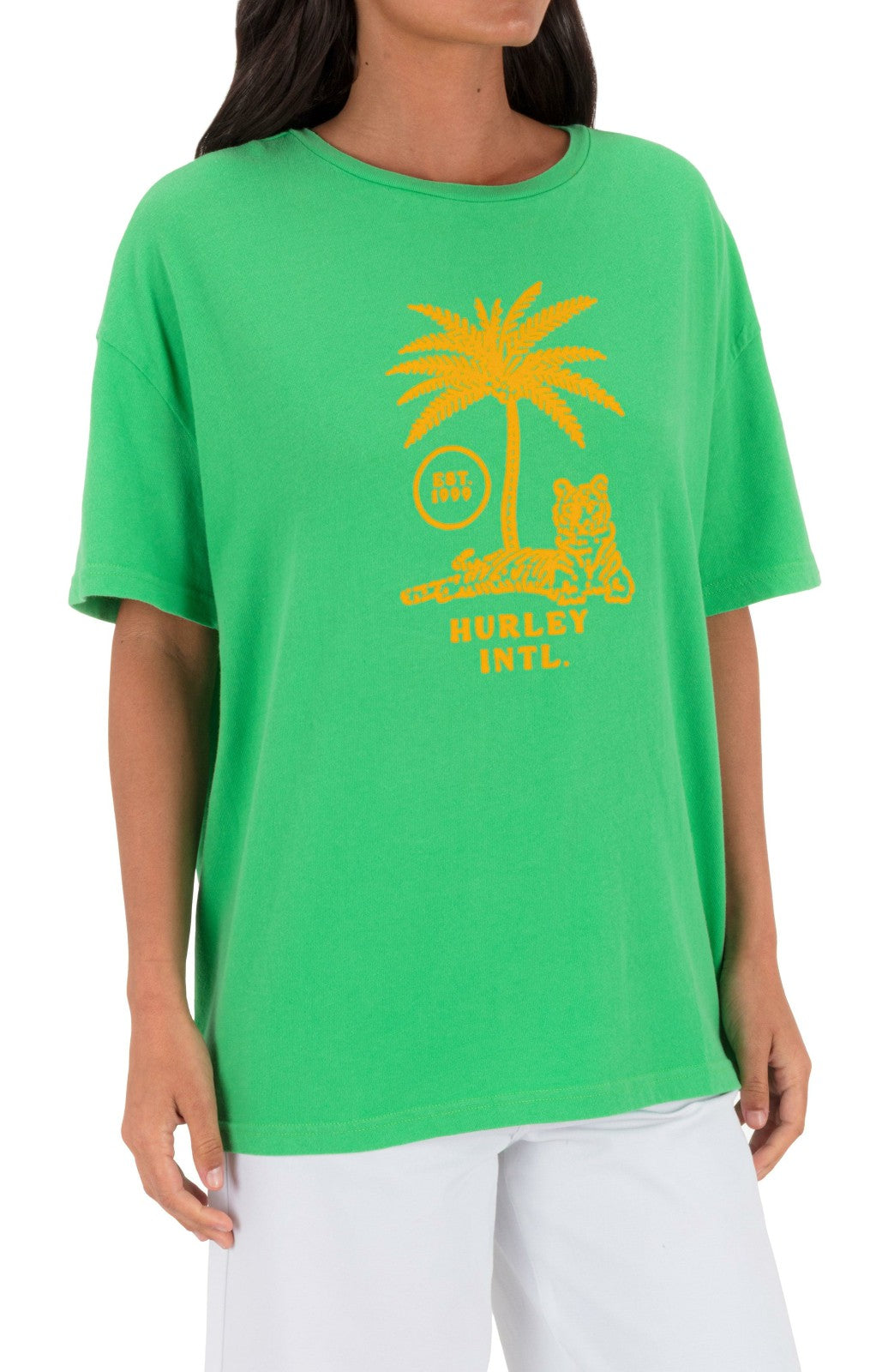 Ex Libris Boyfriend Tee - Island Green