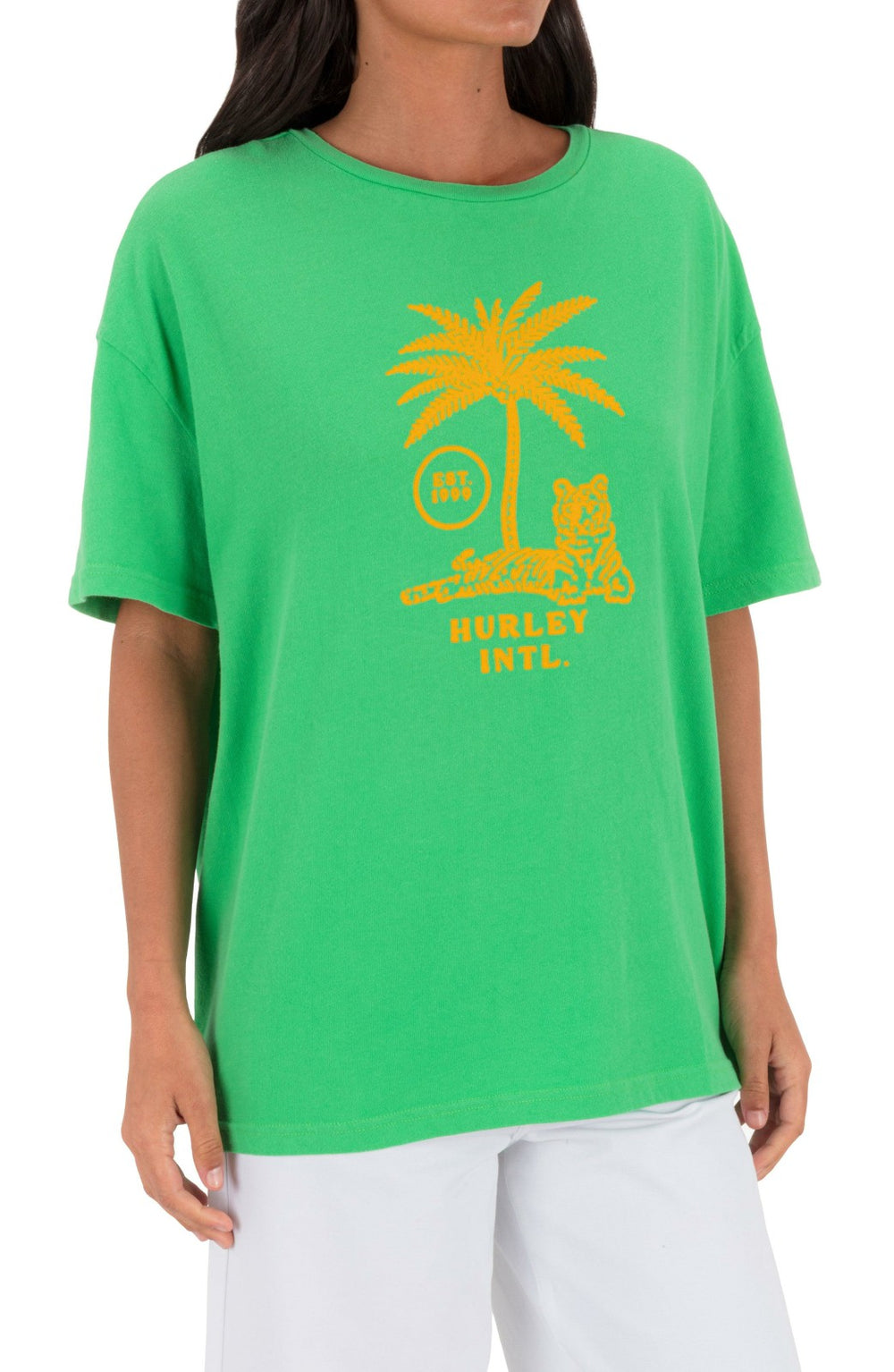 Ex Libris Boyfriend Tee - Island Green