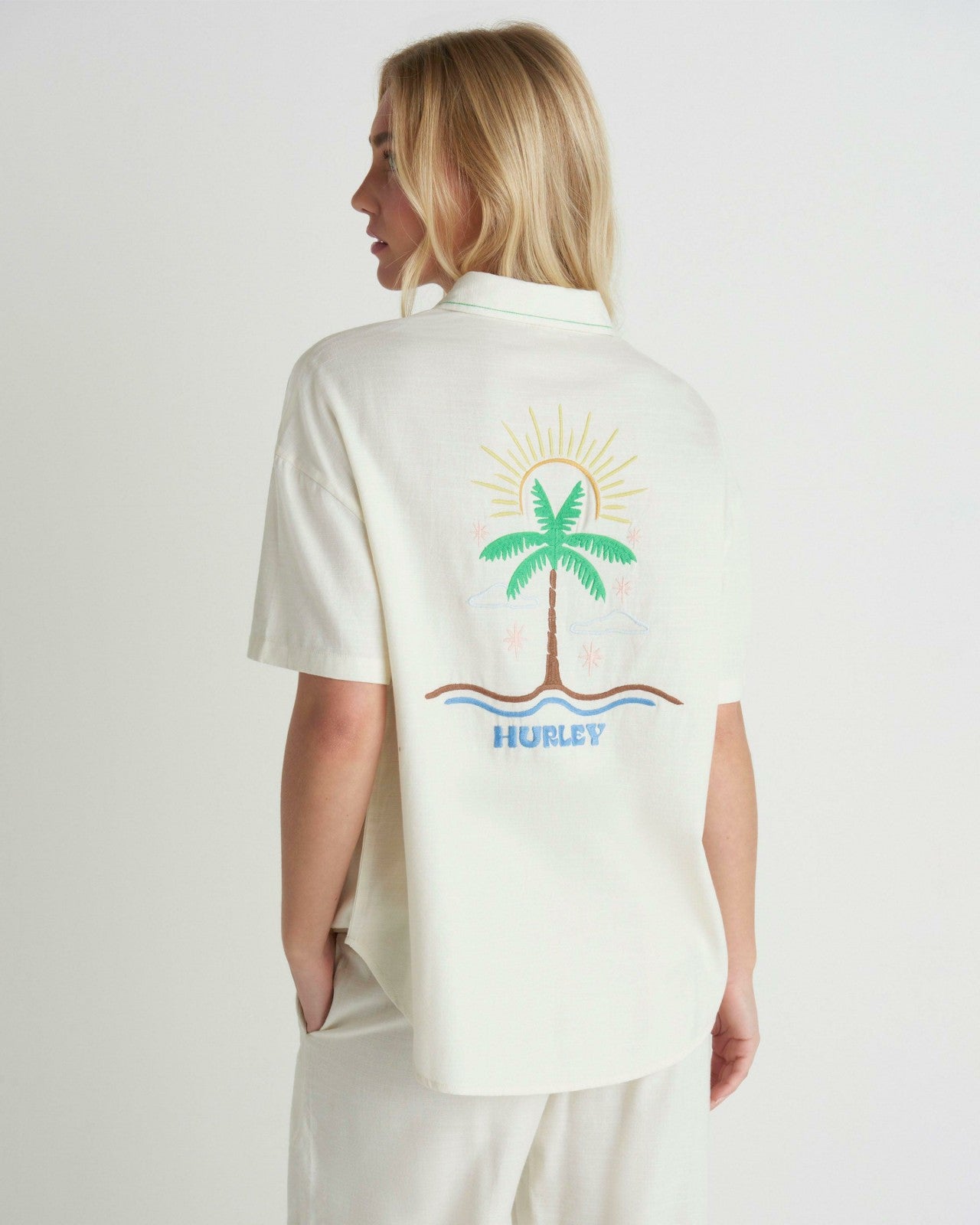 Goldie Boyfriend Short Sleeve - Off White