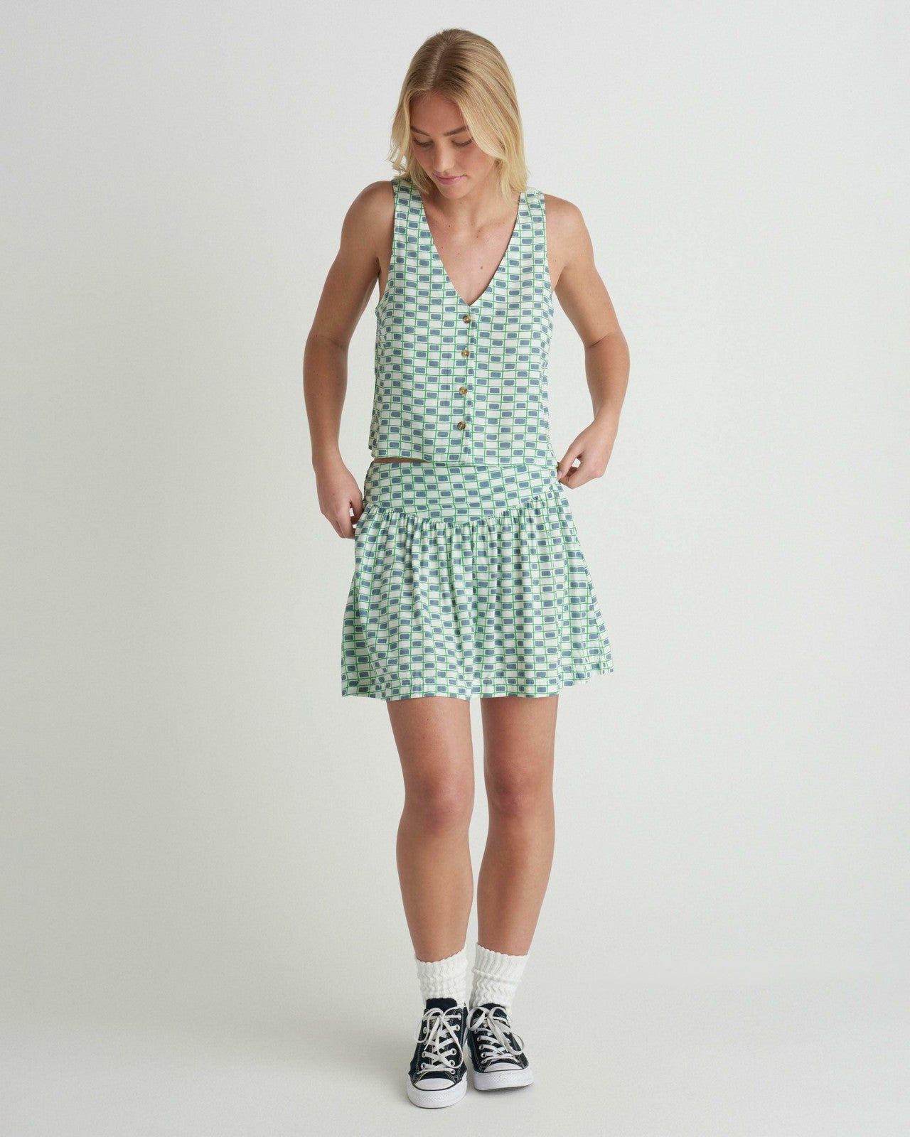 Venice Top - Windward Blue