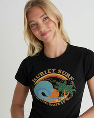 Ashbury Baby Tee - Black