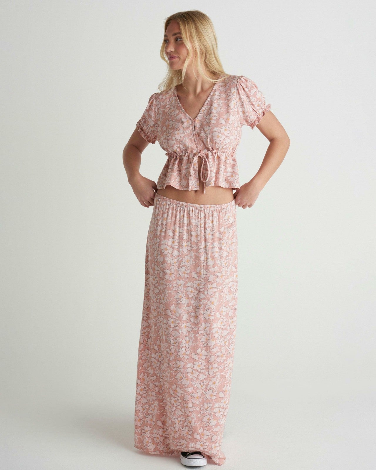 Beachcomber Top - Rose Tan