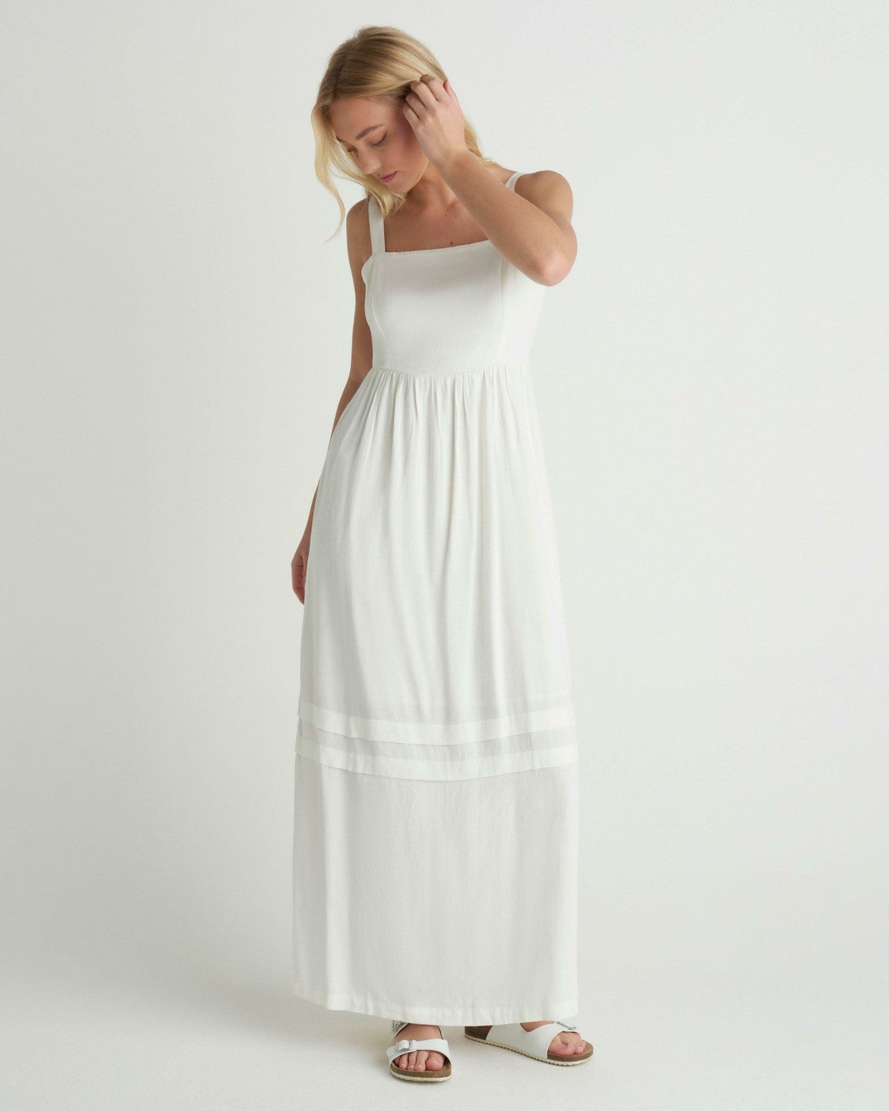 Sunny Days Maxi Dress - Off White