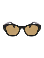 Fernando Sunglasses - Matte Black/Light Brown Solid