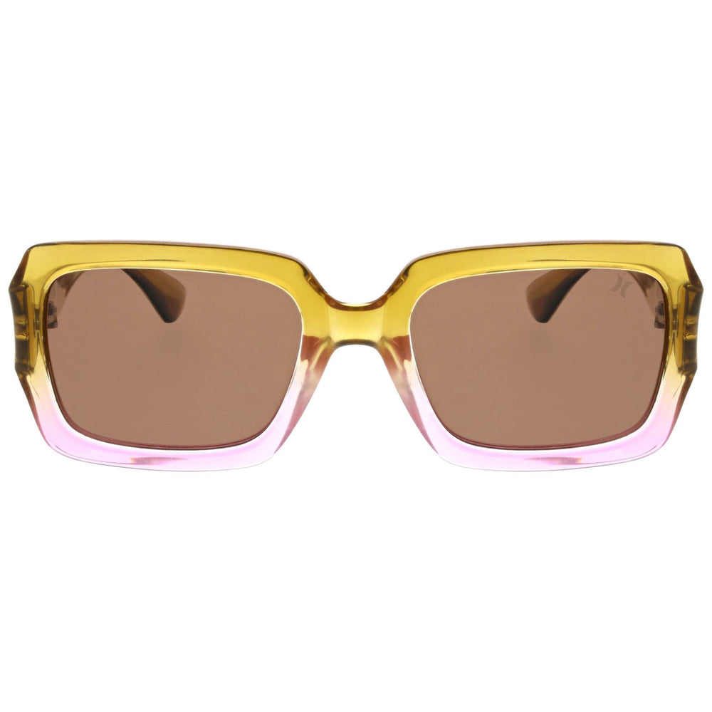 Outer Banks Sunglasses - Green/Mauve Gradient