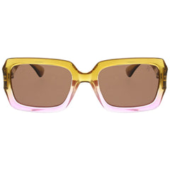 Outer Banks Sunglasses - Green/Mauve Gradient