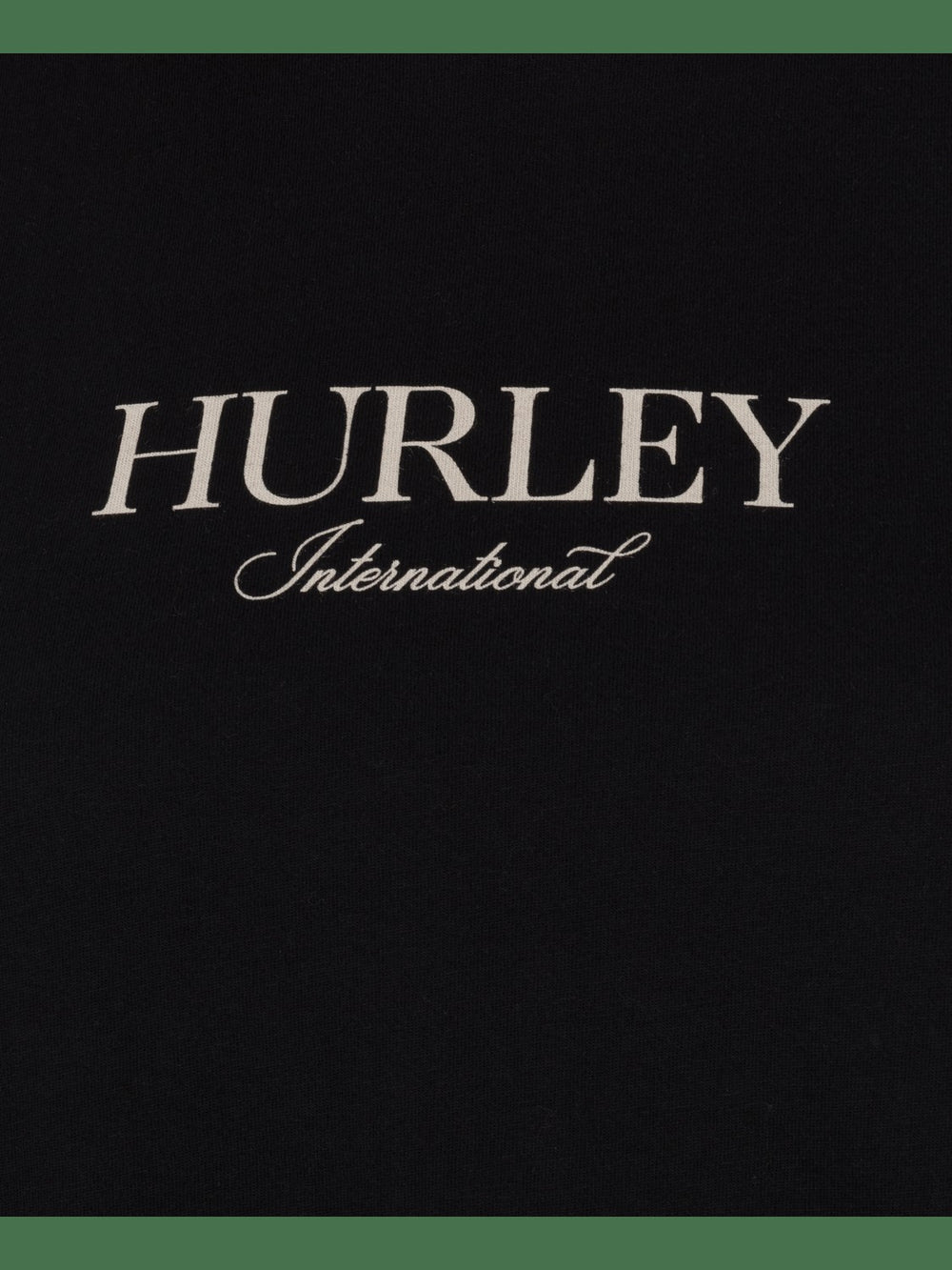 Floreal L/S Crop Tee - Black