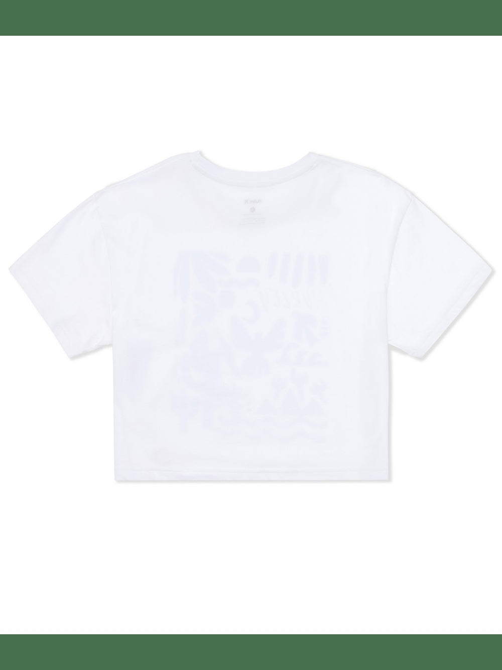 Siesta Boxy Crop Tee - White
