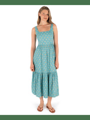 Dreamland Midi Dress - Reef Waters