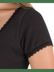 Gem Dress - Off Black