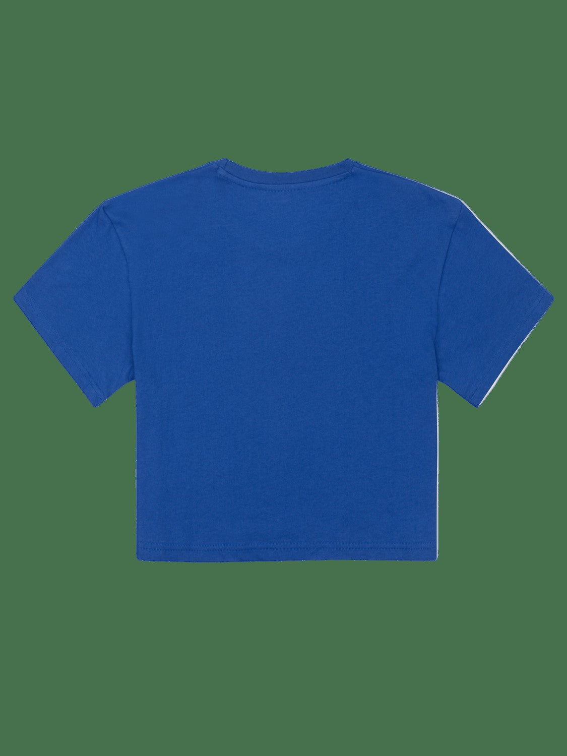 Fine Establishment Boxy Crop Tee - Ocean Blue
