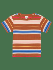 Just A Girl Baby Tee - Leather Brown