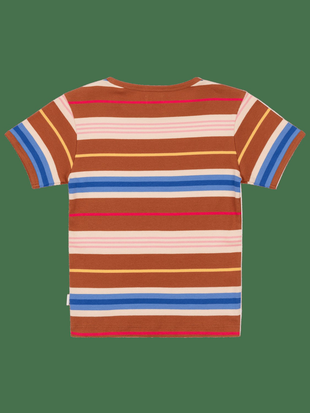 Just A Girl Baby Tee - Leather Brown