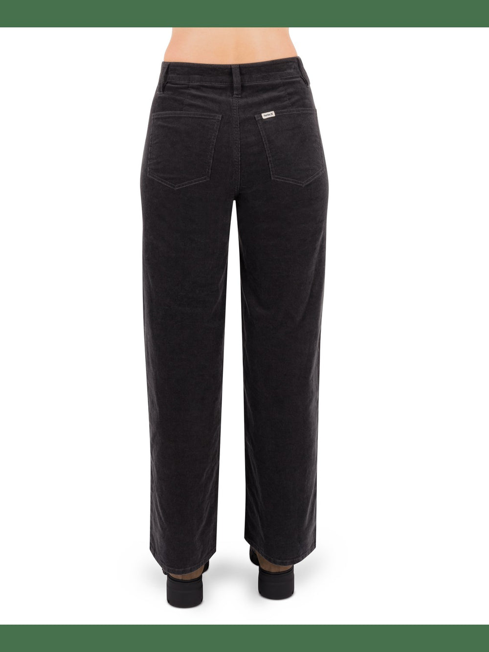 Urban Charm Wide Leg Pant - Off Black