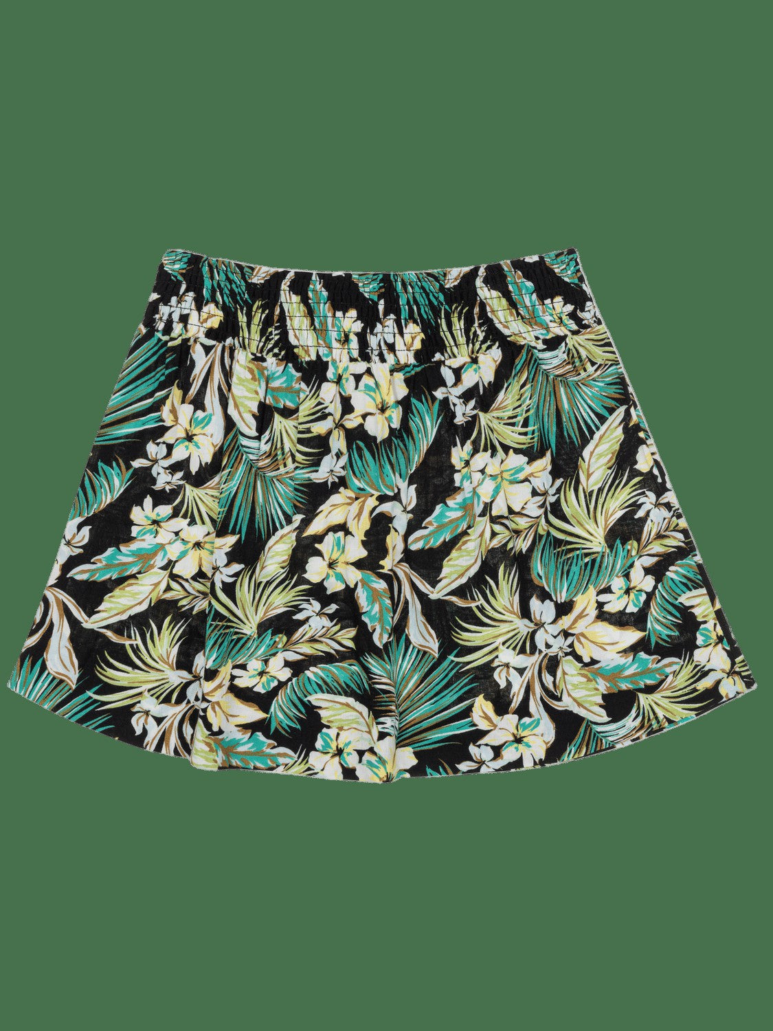 Fall Palms Skirt - Black