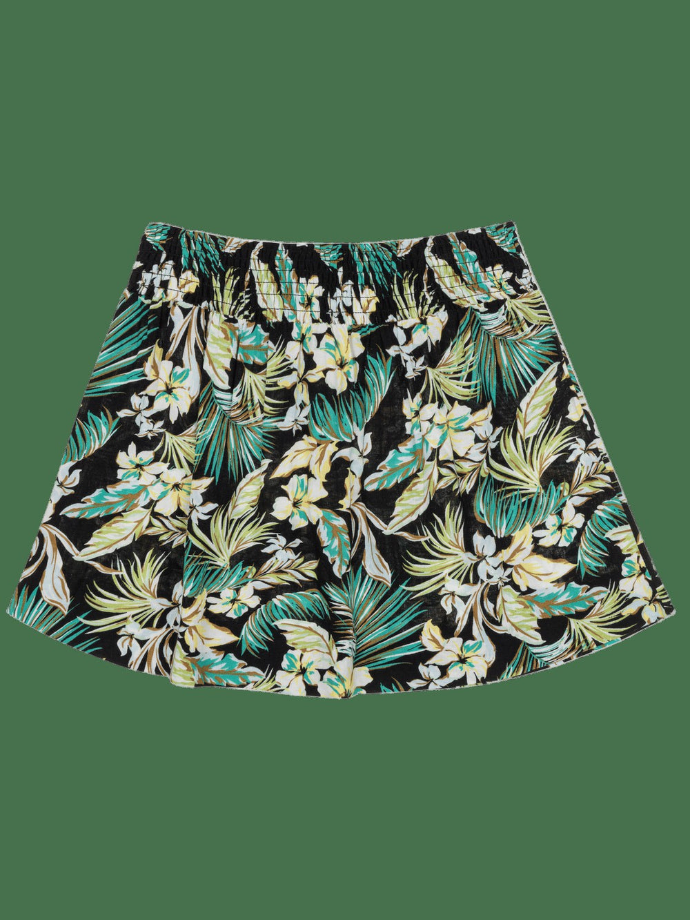 Fall Palms Skirt - Black