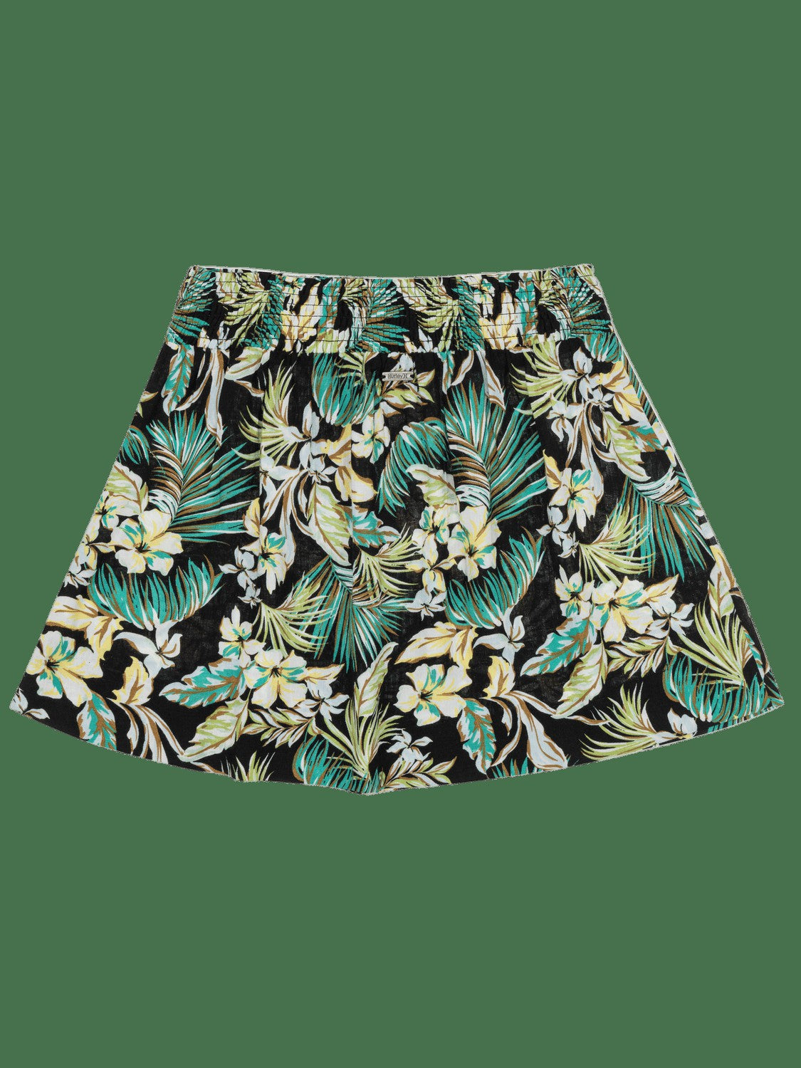 Fall Palms Skirt - Black
