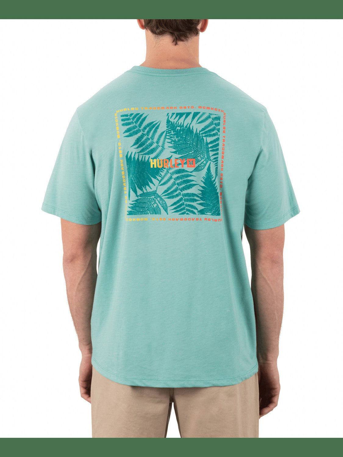 Fern Gradient Short Sleeve - Broken Jade Heather