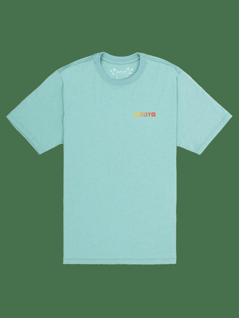 Fern Gradient Short Sleeve - Broken Jade Heather