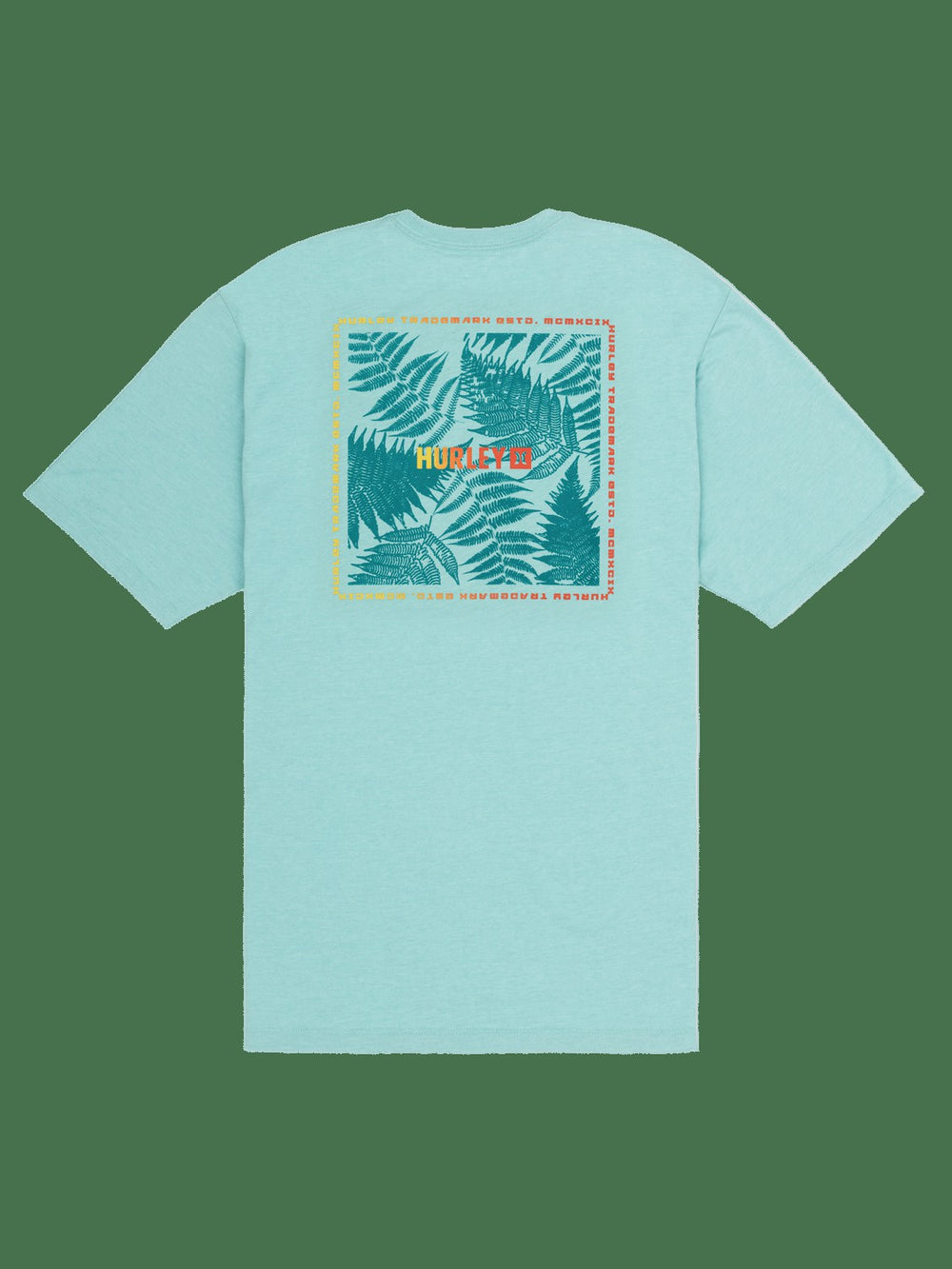 Fern Gradient Short Sleeve - Broken Jade Heather