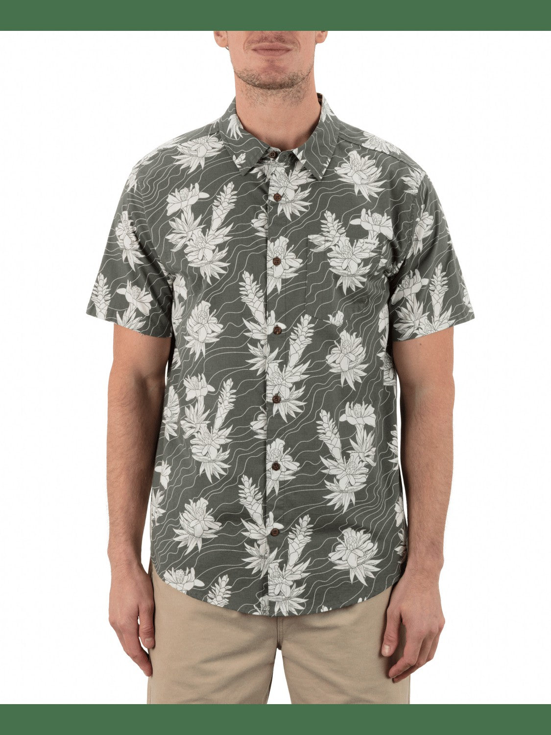 Lido Stretch Short Sleeve - Army