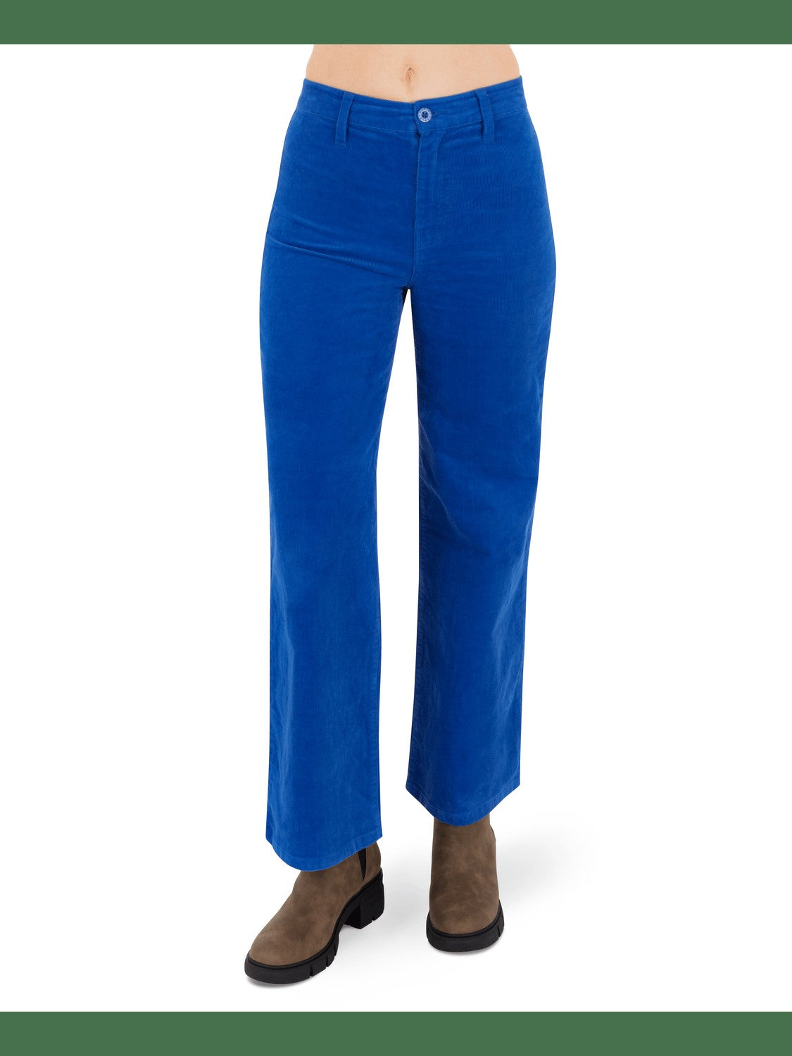 Urban Charm Wide Leg Pant - Ocean Blue