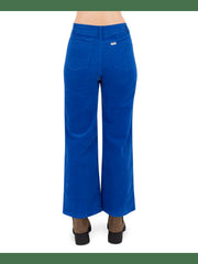 Urban Charm Wide Leg Pant - Ocean Blue